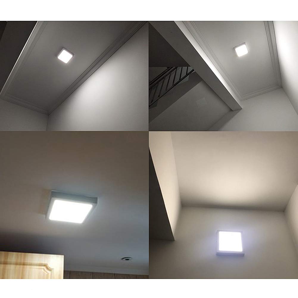 Hallways 6w Led Ceiling Lights Ceiling Lighting For Kitchens Bathrooms Bedrooms 6000k Daylight White 540lm Square Flush Mount Lighting Porch Indoor Lighting Home Kitchen Cate Org