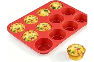 Silicone Muffin Pan - Nonstick Cupcake Pan Regular Size Silicone Mold for Baking