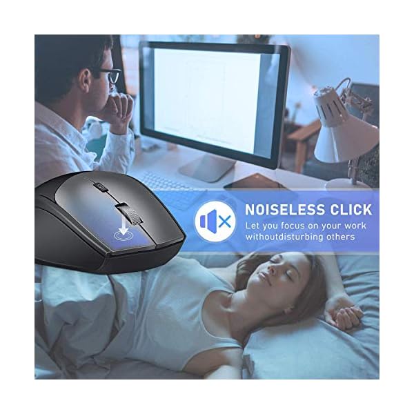 Jelly-Comb-Bluetooth-Wireless-Mouse-Triple-Mode-Silent-Bluetooth-Mouse-BT40BT4024G-Wireless-Compatible-with-LaptopMacbookiPadiPhoneAndroidPCWindowsLinux-2400DPI-Adjustable-Dark-gray Jelly Comb Bluetooth Wireless Mouse, Triple Mode Silent Bluetooth Mouse (BT4.0+BT4.0+2.4G Wireless) Compatible with…