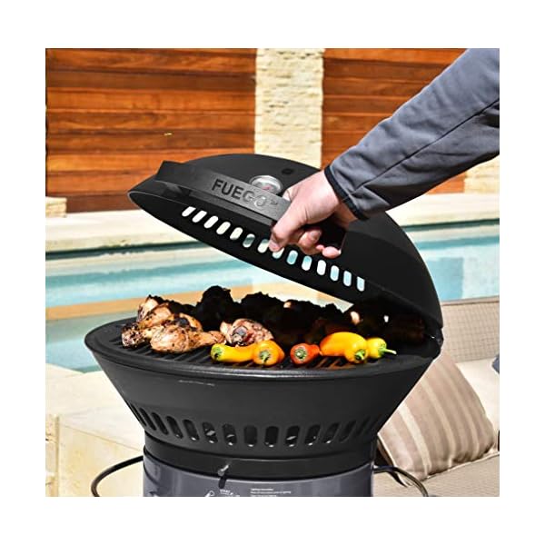 Fuego-F21C-H-Element-Hinged-Propane-Gas-Grill-Dark-Gray