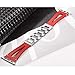 Secbolt 42mm/44mm Leather Bands Compatible with iWatch Band Series 4/5/6 44mm, Series 3/2/1 42mm, Handmade Vintage Leather Bracelet, Hollowed Red