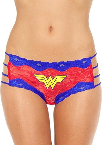Superman Lace String Hipster Panty