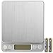 Gosund Portable Digital Kitchen Scale for Jewelry Backlit Display Refined Accuracy 0.1g/0.005oz Maximum Weight 3000g/105.82oz Stainless Steel (Silver)