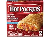 Hot Pockets Ham & Cheese, 2-Count, 9-Ounce Boxes (Pack of 8)
