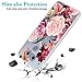 LG G6 Case,Topnow Shockproof Ultrathin Soft TPU Advanced Printing Pattern Cover Phone Case for LG G6 - Rose Cluster
