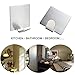 Labkiss Self Adhesive, SUS304 Stainless Steel Robe Coat Towel, Super Power 3 M Heavy Duty Wall Mount Key Hook Rack, No Drill No Screw, Waterproof, for Kitchen Bathroom Toilet, 4 Pieces