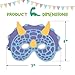 Dinosaur Birthday Party Supplies: 24 Dinosaur Party Masks - Masquerade and Halloween Dinosaur Face Mask - Foam Dinosaur Mask for Kids Themed Party Favors Decorations and Hats