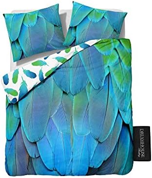 Duvet Cover Dreamhouse Bedding Sky Feathers, Full , With 2 Pillowcase, Cotton