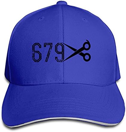 YLSD 679 American Wap Singer Scissors Unisex Washed Twill Sandwich Bill Cap Adjustable Peaked Baseball Cap Fashion Golf Hat Cool Baseball Caps &amp; Golf Capsflat Along The Baseball Cap RoyalBlue