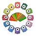 Balepha Mini Crafting Paper Punch Crafts Puncher for Scrapbooking Card Making 15 Patterns15 pack