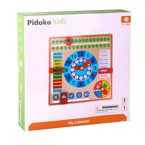 4 Pidoko+Kids+About+Today+Calendar