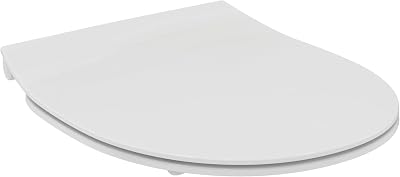 Ideal Standard Tirso Soft Close Toilet Seat Antibacterial White Universal Oval