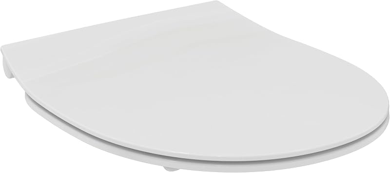 Ideal Standard Tirso Soft Close Toilet Seat Antibacterial White Universal Oval