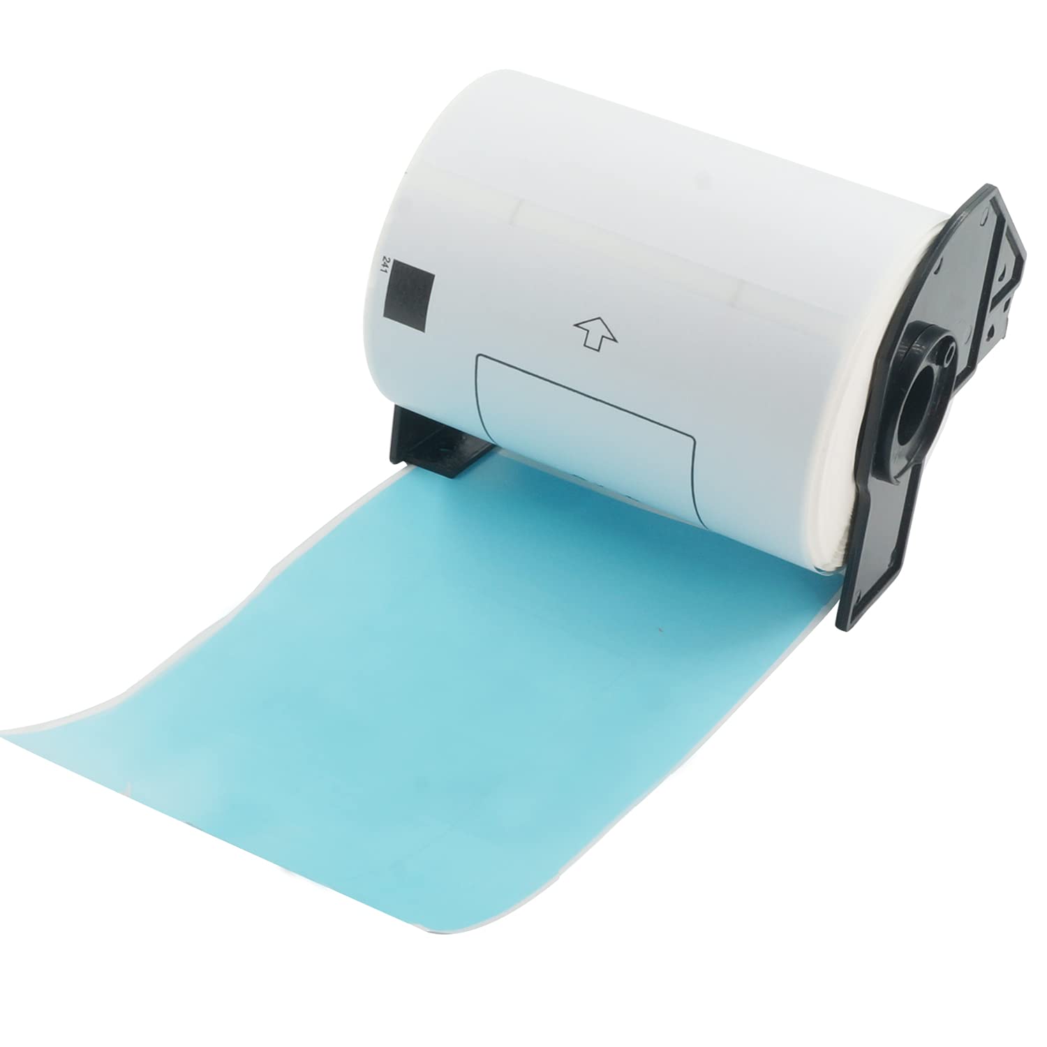 BETCKEY - 200 Blue Labels Replacement for Brother DK-11241, 102mm x 152mm Shipping Labels Compatible with Brother QL Label Printers