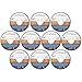 LotFancy Cut Off Wheels 4 1/2 inch, 10 Angle Grinder Cutting Disc, Cutting Wheels for Metal and Stainless Steel, Welding Accessories, Thin Kerf, Flat T1 Cut-Off Tool, 4.5 x .045 x 7/8”