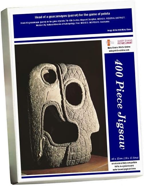 Media Storehouse 400 Piece Puzzle of Head of a guacamayas (parrot) for the game of pelota (14183469)