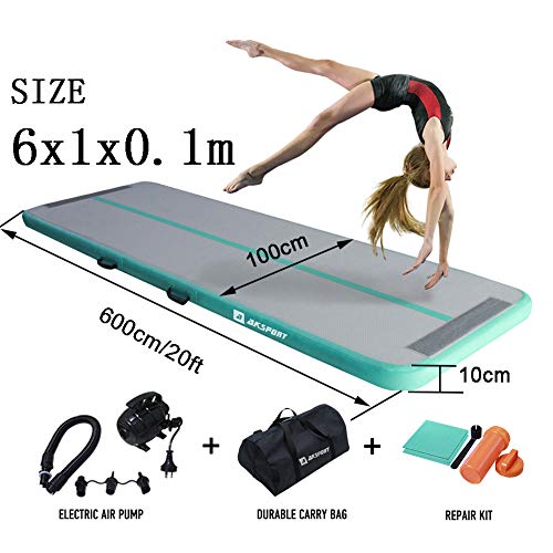 Everfit GoFun 3X1M Inflatable Air Track Mat With Pump   Myer