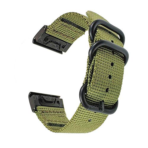 Fenix 5/Fenix Plus Watch Band,YOOSIDE 22mm Nylon Durable