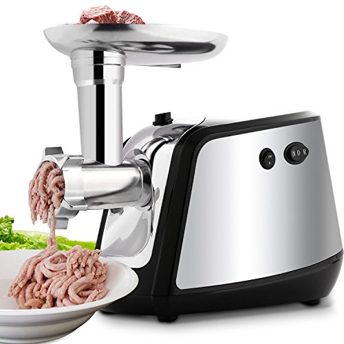 MeyKey Electric Meat Grinder, Meat Mincer with 3 Grinding Plates and