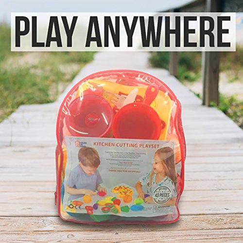 image for House Ur Home Kitchen Toys Cutting Fruit Vegetables Play Fun Cooking L