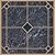 45 Self Adhesive Blue+Gold 12" X 12" Vinyl Flooring Tiles