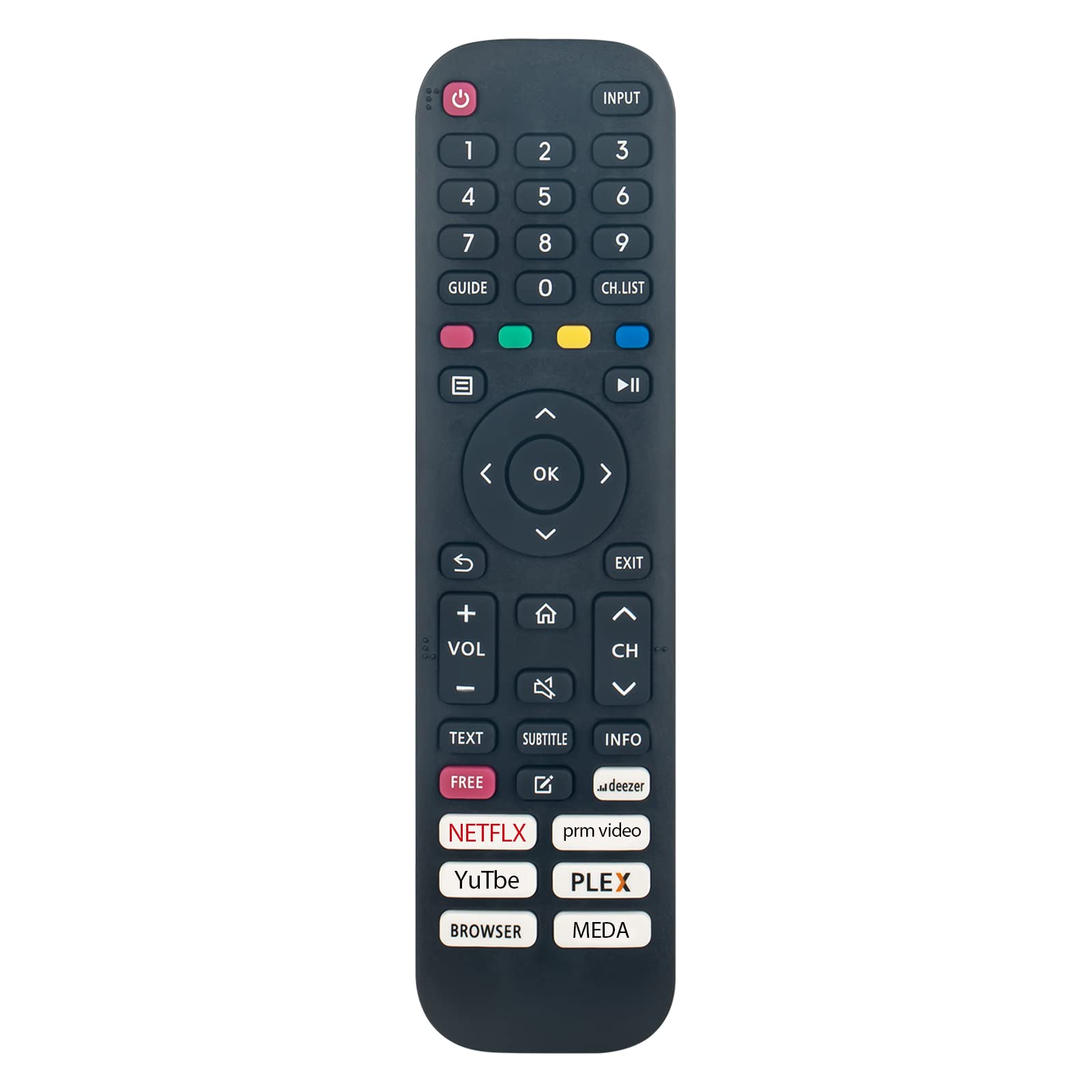 AULCMEETF NEW SMART 32 VX Replacement Remote Control Work for DYON Smart 43 VX 108 cm (43 inch) TV for DYON Smart 32 VX 80 cm (32 Inch) TV for DYON Smart 24 VX 60 cm TV for DYON Smart 40 VX 100 cm TV