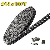 41 Roller Chain 10 Feet with 1 Connecting Link