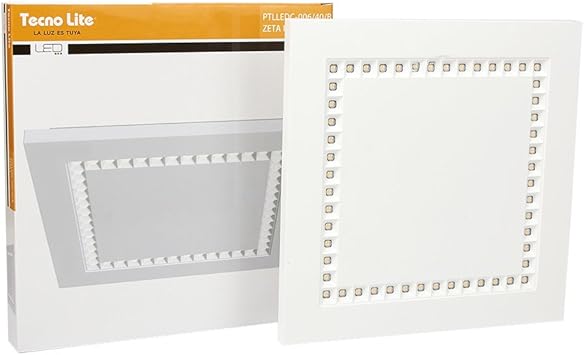 lampara led de sobreponer en techo interior color blanco tecnolite ptlledc 006 40 b