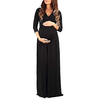 OUBAO Maternity Dress Pregnant Long Loose Dresses V Jamaica | Ubuy OUBAO Maternity Dress Pregnant Long Loose Dresses V Jamaica | Ubuy