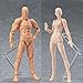 Drawing Figures for Artists Action Figure Model Human Mannequin Man and Woman Set,with Accessories Kit for Sketching, Painting, Drawing, Artist (2 Pcs/Set Action Figure Model with Accessories Kit)