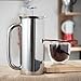 Espro Press P7, Stainless Steel French Press, Double Wall, Vacuum Insulated (6-8 cups, 32 ounce, Brushed) Bundle with Handcrafted Bamboo Paddle, Coffee Scoop