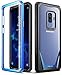 Poetic Galaxy S9 Plus Case, Guardian [Scratch Resistant Back] [360 Degree Protection] Full-Body Rugged Clear Hybrid Bumper Case with Built-in-Screen Protector for Samsung Galaxy S9 Plus Blue