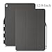 Maxace Pro 12.9 Case Compatible Apple iPad Pro 12.9-Inch (2015 & 2017 Model), iPad Pro 12.9 Case Stand Folio Cover with Multiple Viewing Angles, Auto Sleep/Wake, with Apple Pencil Holder - Gray