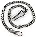 Finov Vintage Bronze Alloy Pocket Watch Chain Set of 2, Upgraded Version with Swivel Clasp