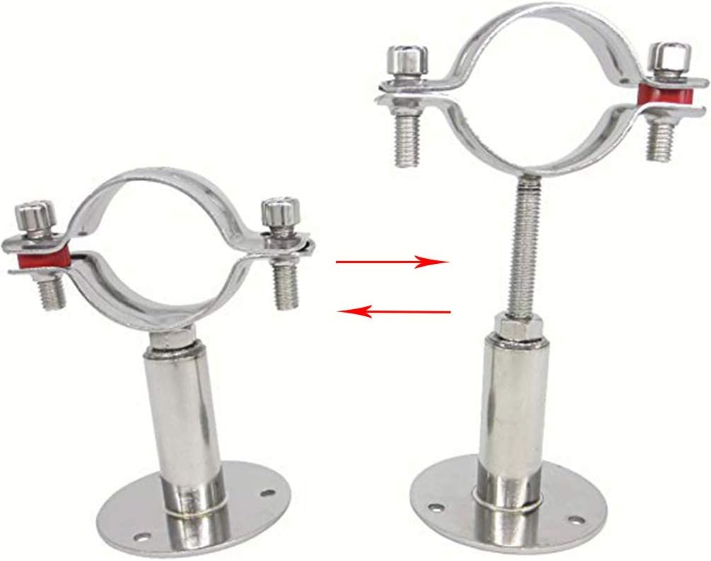 Adjustable Pipe Bracket Clamp Pipe Strap for Dia 1 Inch Pipe Tube