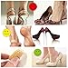 Novo Snug [1 Pair]Silica Gel Heel Grips Heel Liner for Women and Men's Shoes,Beige,Heel Liner Thick (1), Small