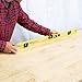 Mayes 10100 Polystyrene 3 Foot Level, 36 Inch Level Made in the USA, Contractor, Plumber, and Carpenter Tools, Impact Resistant Frame, Three Vials, Accurate to .001 Inch, Won’t Scratch Work Surfaces