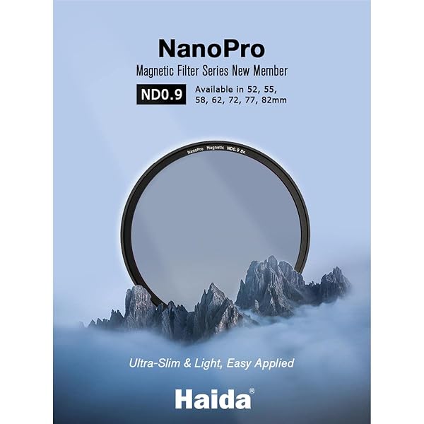 HAIDA HD4673-58 58MM ND8 MAGNETIC MC OPTICAL GLASS FILTER 3 STOP