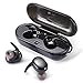 Wireless Earbuds With Charging Case Touch Control Bluethooth Wireless Earphones With Microphone Noise Canceling Sweatproof Stereo Wireless Headphones For iPhone iPad and Most Android Phones (Black)
