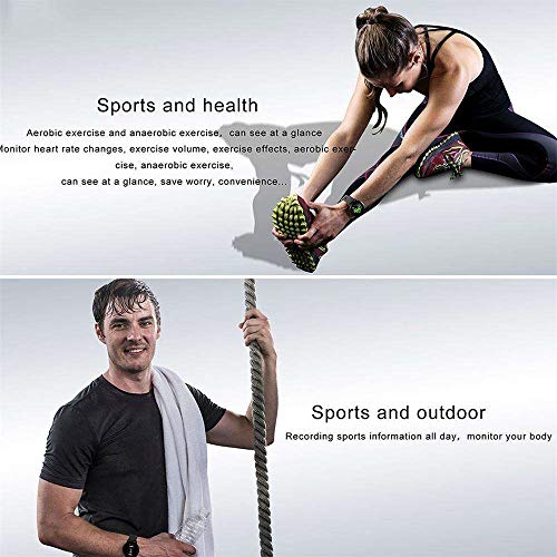 image for MIYA LTD Fitness Tracker Mens,Miya Touch Glass Screen Wristwatch IP67 