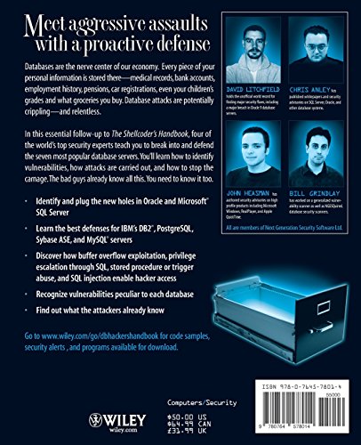 The Database Hacker’s Handbook: Defending Database Servers - Best Tech ...