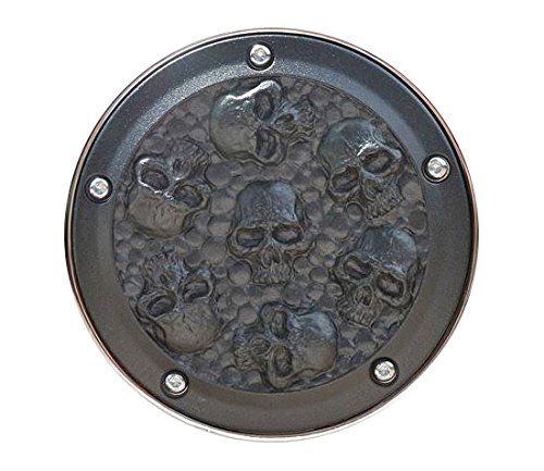 Twin Cam Seven Deadly Sins Textured Black Powder Coat Derby Cover