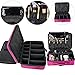 Hotrose Professional Makeup Case Cosmetic Bag Beauty Brush Organizer Storage Make Up Box 3 Layer Large Capacity with Adjustable Strap for Artist Travel