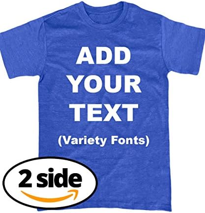 CircularCustom T Shirts Front & Back Add Your Text Ultra Soft for Men & Women Cotton T Shirt