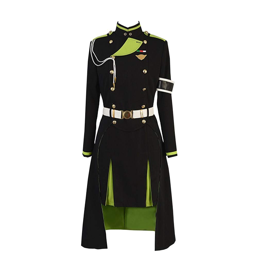 COSEASY Seraph of The End Shigure Yukimi Dress Cosplay Costume Halloween Full Set Suit Uniform Cloak