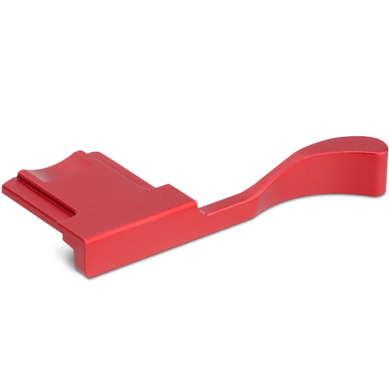 Haoge THB-X2R Metal Hot Shoe Thumb Up Rest Hand Grip Add-on for Fujifilm X10VI Fuji X100V Camera Red