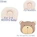 Newborn Baby Pillow Flat Head Infant Head Shaping Pillow Prevent Plagiocephaly Syndrome 3 Sizes ( 0 - 2 - 8 - 24 months )