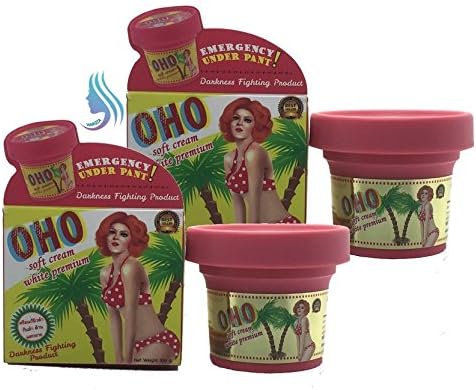 2 x 100% AUTHENTIC NEW 100G. OHO SOFT CREAM WHITE PREMIUM Clear Dark Spots Knee Elbow Bikini Softer ang Brighter Skin [GET FREE BEAUTY GIFT]