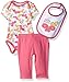 Best Beginnings Baby Butterfly Pant Set, Pink, 3 Months