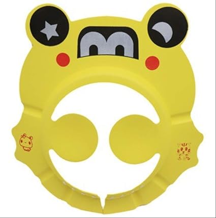 Doberyl Baby Shower Cap, Baby Shampoo Cap, (Adjustable, Yellow)